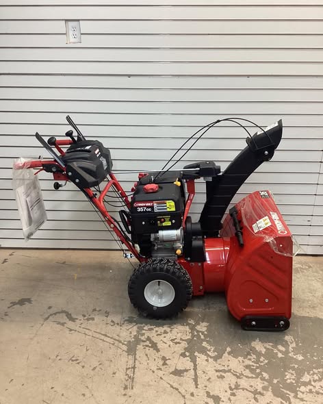 Troy-Bilt Vortex 26 in. 357 cc 3-Stage Self Propelled Gas Snow Blower with Electric Start, Trigger Steering and Heated Grips
