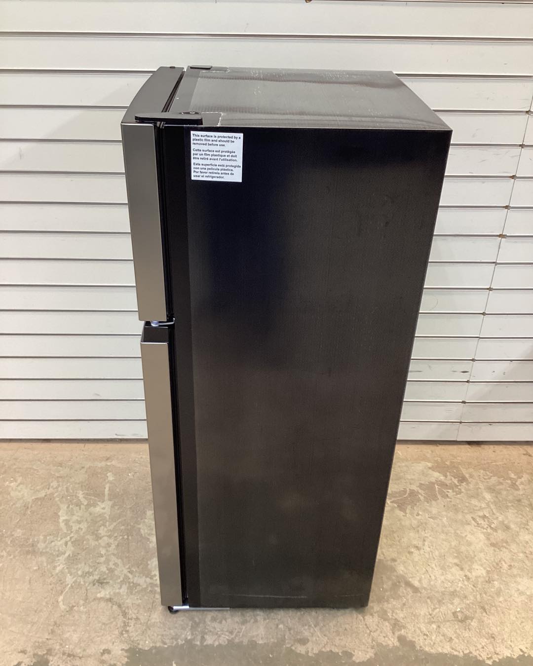 Vissani 4.5 cu. ft. 2-Door Mini Refrigerator in Platinum Steel with Freezer