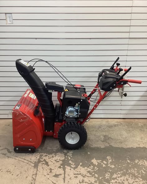 Troy-Bilt Vortex 26 in. 357 cc 3-Stage Self Propelled Gas Snow Blower with Electric Start, Trigger Steering and Heated Grips