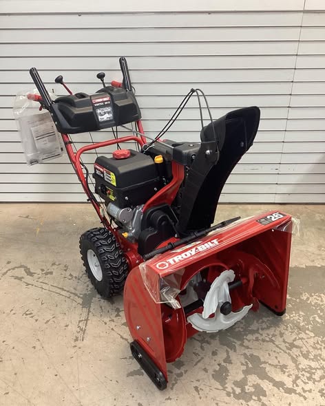 Troy-Bilt Vortex 26 in. 357 cc 3-Stage Self Propelled Gas Snow Blower with Electric Start, Trigger Steering and Heated Grips