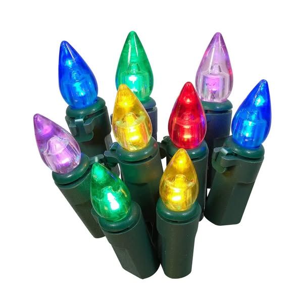 Member's Mark 150ct Solar LED C3 Lights, 74.5' Lighted Length