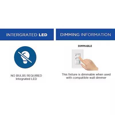 Progress Lighting Phase 2.1 LED 24-in 1 -Light Brushed Nickel Integrated LED Modern/contemporary Vanity light bar