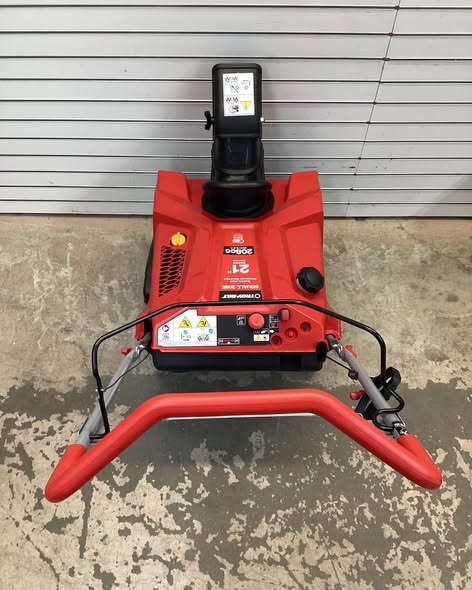 Troy-Bilt Squall 21 in. 208 cc Electric Start Single-Stage Gas Snow Blower with E-Z Chute Control