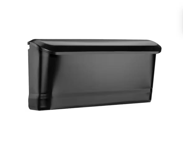 Architectural Mailboxes Cielo Black, Small, Steel, Wall Mount Mailbox