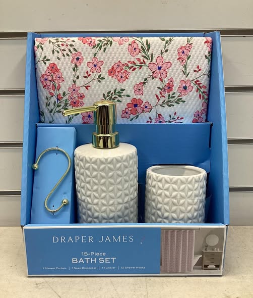 Draper James 15-Piece Bath Set