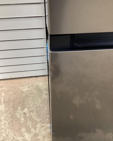 Vissani 4.5 cu. ft. 2-Door Mini Refrigerator in Platinum Steel with Freezer