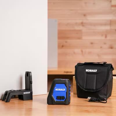 Kobalt 100-ft Green Self-Leveling Cross-line Laser Level Kit Model #54402