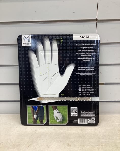 Member's Mark 4 pk. Elite Premium Golf Gloves - Size Small