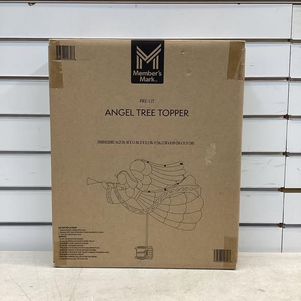 Member's Mark Pre-Lit Christmas Angel Tree Topper