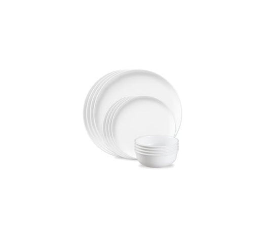 Corelle 12-Piece Modern Round Dinnerware Set
