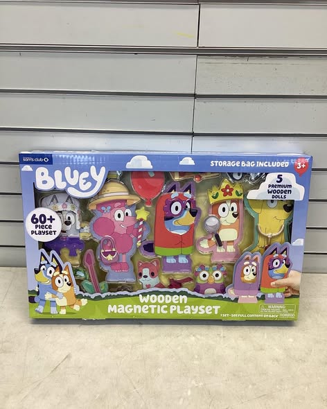 Bluey Wooden Magnetic Playset