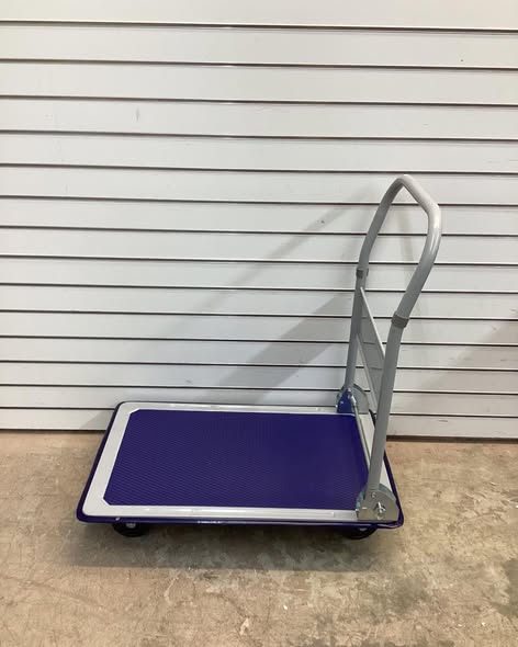 Milwaukee Folding Handle 330 lb. Capacity 30 in. D x 19 in. W x 33 in. H Steel Platform Cart