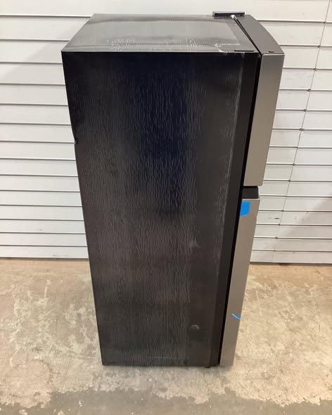 Vissani 4.5 cu. ft. 2-Door Mini Refrigerator in Platinum Steel with Freezer