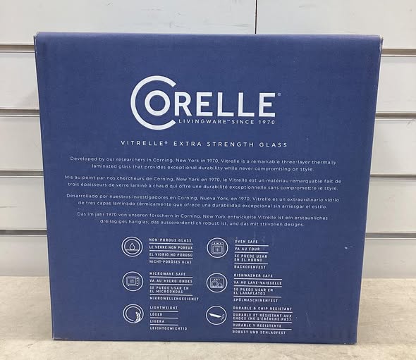 Corelle 12-Piece Modern Round Dinnerware Set