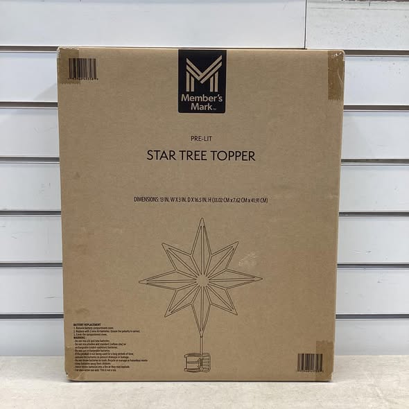 Member's Mark Pre-Lit Christmas Tree Topper