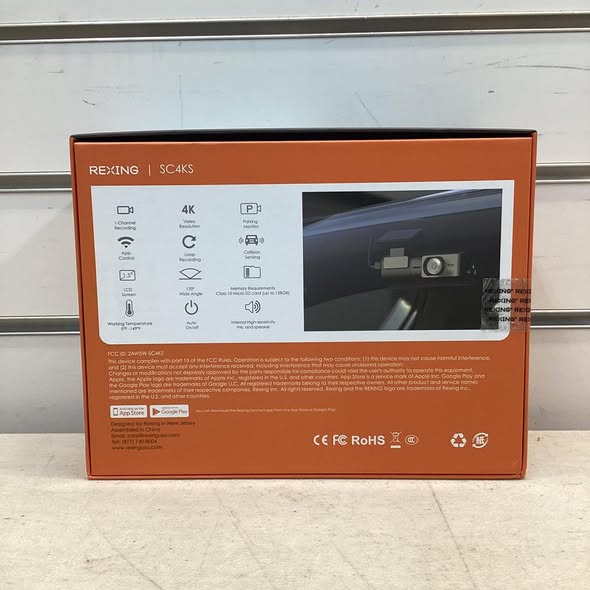 Rexing Ultra HD Car Dash Cam with Wi-Fi Bundle