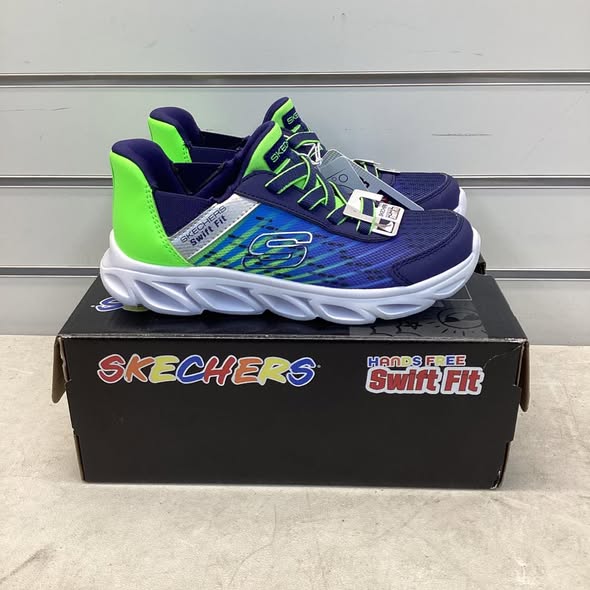 Skechers Boys Hands Free Swift Fit Flex Glide Sneaker Size 13
