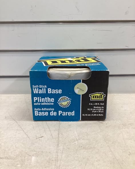 md 4 in. Self-Stick Vinyl Wall Base