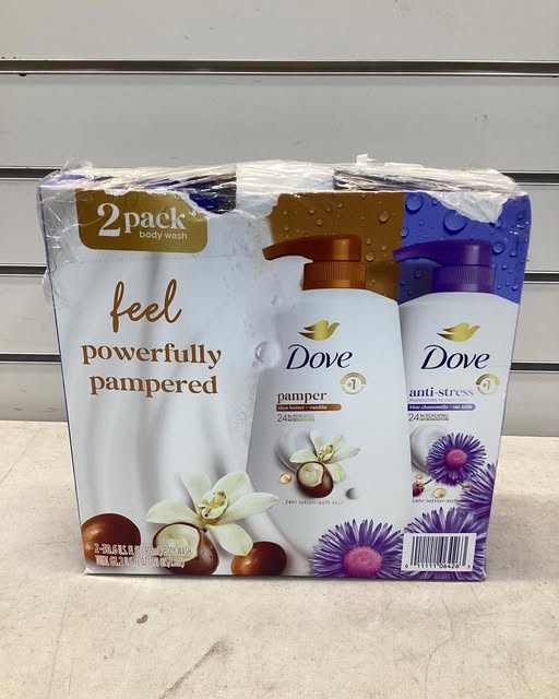 Dove Pamper & Anti-Stress Body Wash, 30.6 fl. oz., 2 pk.