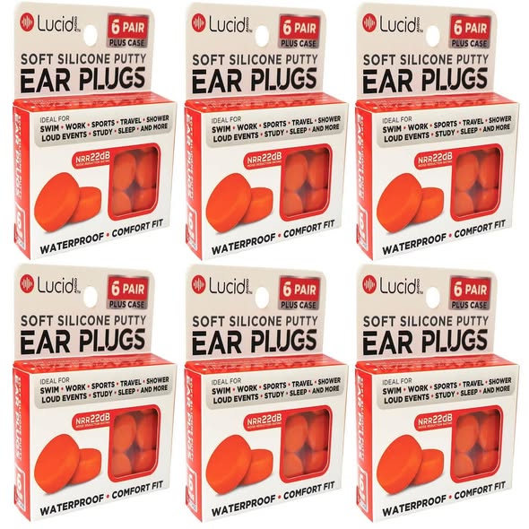 Lucid Audio Silicone Ear Plugs 6 pk. - 36 Pair
