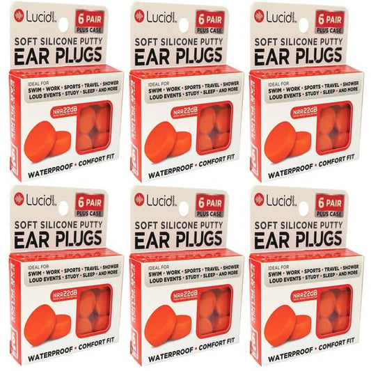 Lucid Audio Silicone Ear Plugs 6 pk. - 36 Pair