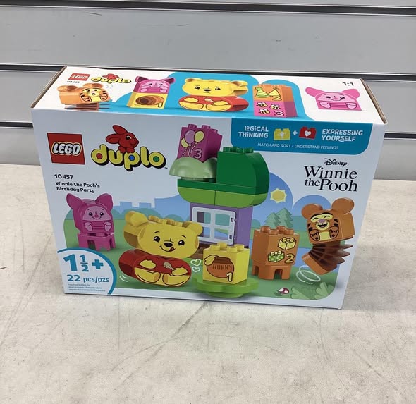 LEGO DUPLO Disney Winnie the Pooh’s Birthday Party Toy, 22 pcs.