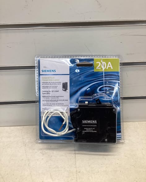 Siemens 20 Amp 1-Pole Type QPF2 GFCI Circuit Breaker