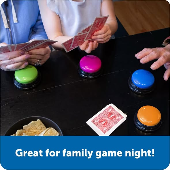 Learning Resources Answer Buzzers - 4pk: Teaching Aid, Educational Tools for Kindergarten & Preschool