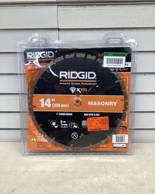 RIDGID 14 in. Masonry Diamond Blade