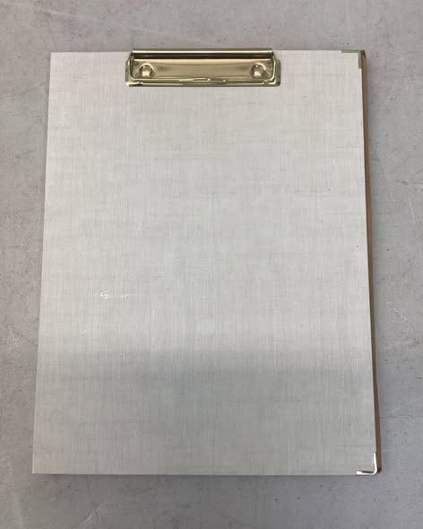 Sugar Paper Essentials Clipfolio Tan: Office Supplies Desk Organizer & Document Holder, 12.563" x 9.563"