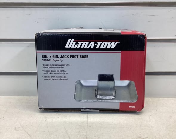 Ultra-Tow Jack Foot Base, 8in. x 6in., 3000-Lb. Capacity