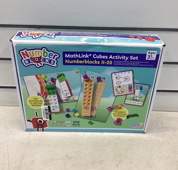 hand2mind Numberblocks 11–20 Activity Set with MathLink Cubes