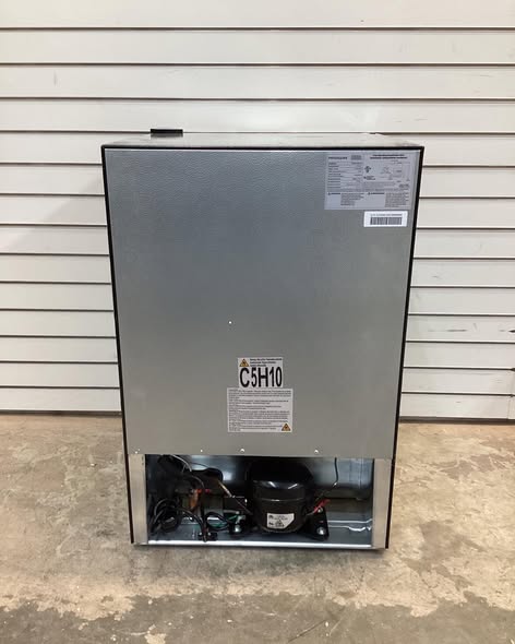 Frigidaire 4.6 cu. ft. Retro Mini Fridge with Platinum Door Design with Freezer