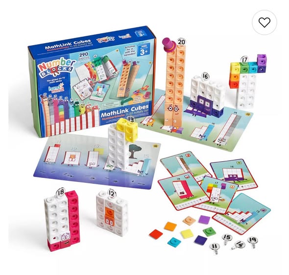hand2mind Numberblocks 11–20 Activity Set with MathLink Cubes