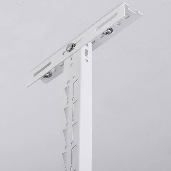 Husky Adjustable Height Garage Overhead Ceiling Storage Rack White