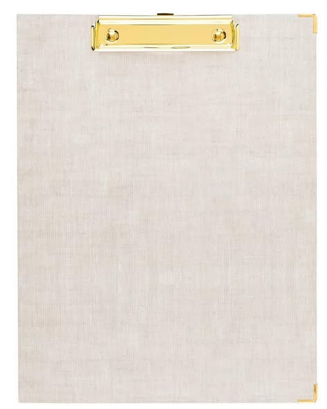 Sugar Paper Essentials Clipfolio Tan: Office Supplies Desk Organizer & Document Holder, 12.563" x 9.563"