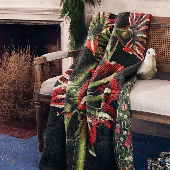 John Derian for Target Quilt Amaryllis
