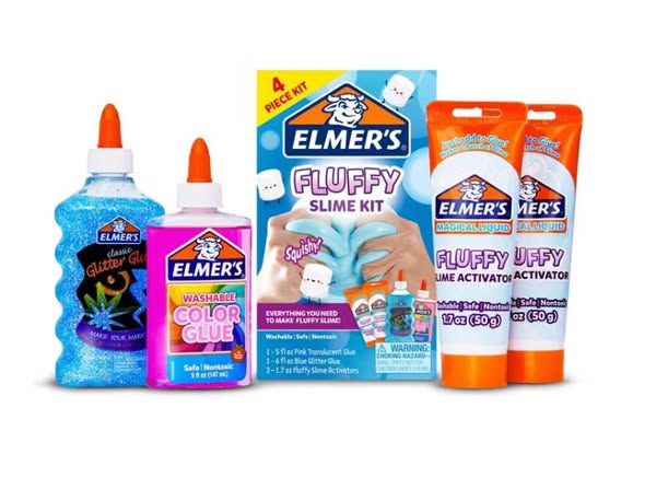 Elmer's 4pc Fluffy Slime Kit