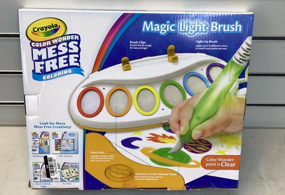 Crayola Color Wonder Magic Light Brush and Drawing Pad
