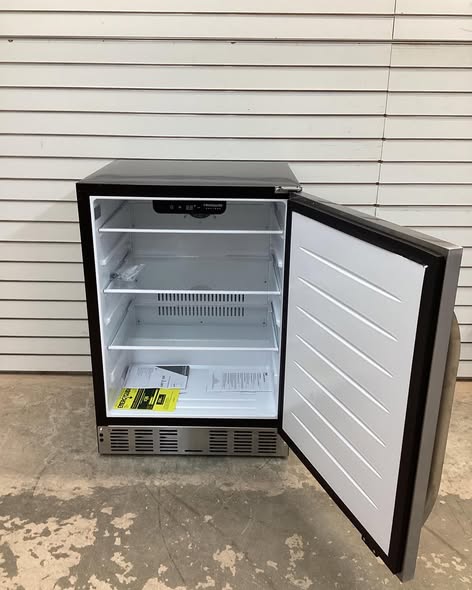 Frigidaire 20.1 in. wide 5.0 cu. ft. Built in Under Counter Mini Refrigerator in Stainless Steel