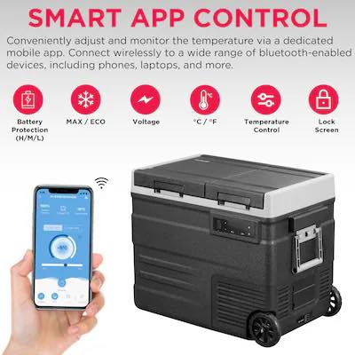 Frigidaire 27.17-in W 90 -Can Capacity Black Portable Indoor or outdoor Beverage Refrigerator