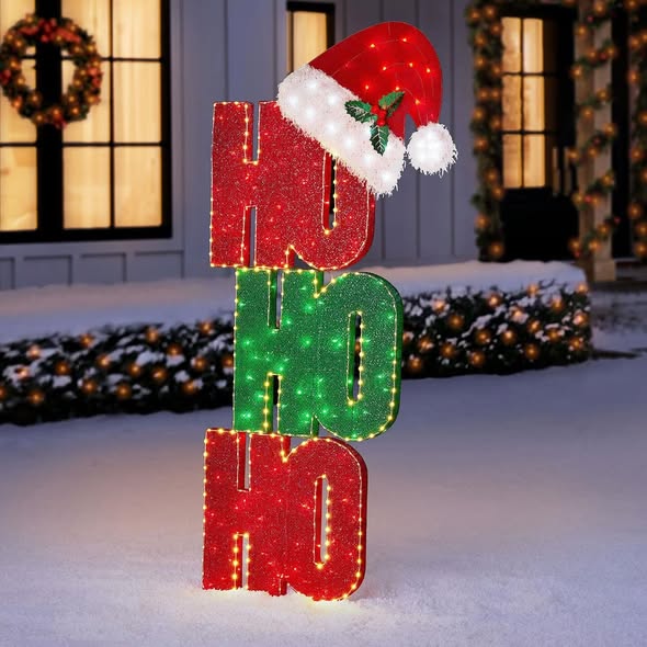 Member’s Mark 82" HO HO HO YARD Decor