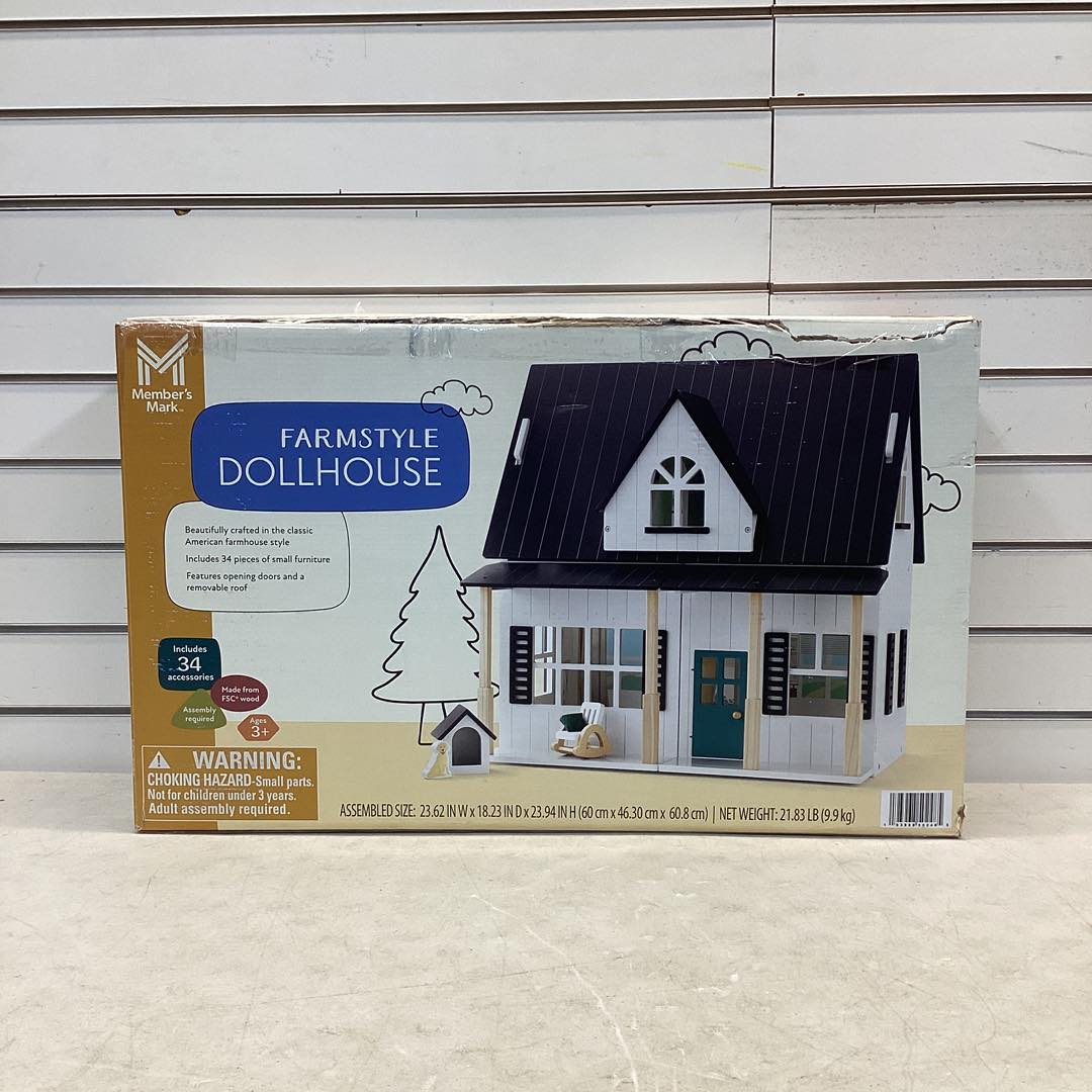 Member's Mark Farmstyle Dollhouse with Accessories