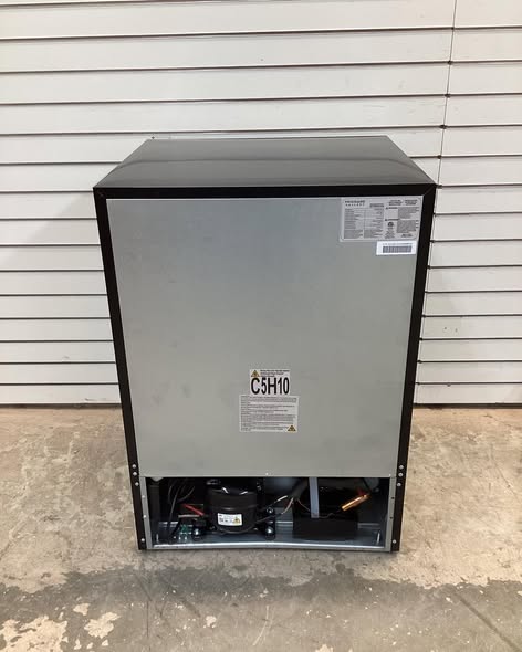 Frigidaire 20.1 in. wide 5.0 cu. ft. Built in Under Counter Mini Refrigerator in Stainless Steel