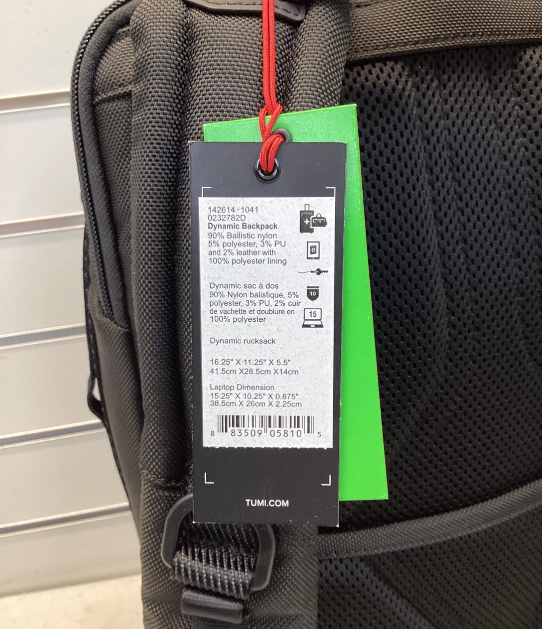 Tumi Alpha Bravo Dynamic Laptop Backpack