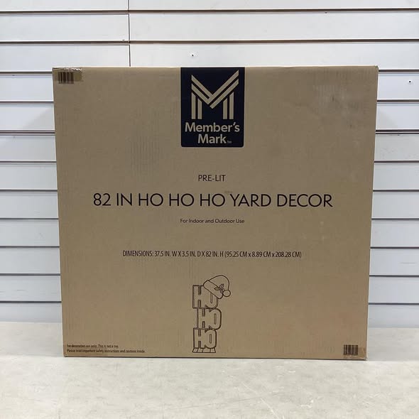Member’s Mark 82" HO HO HO YARD Decor