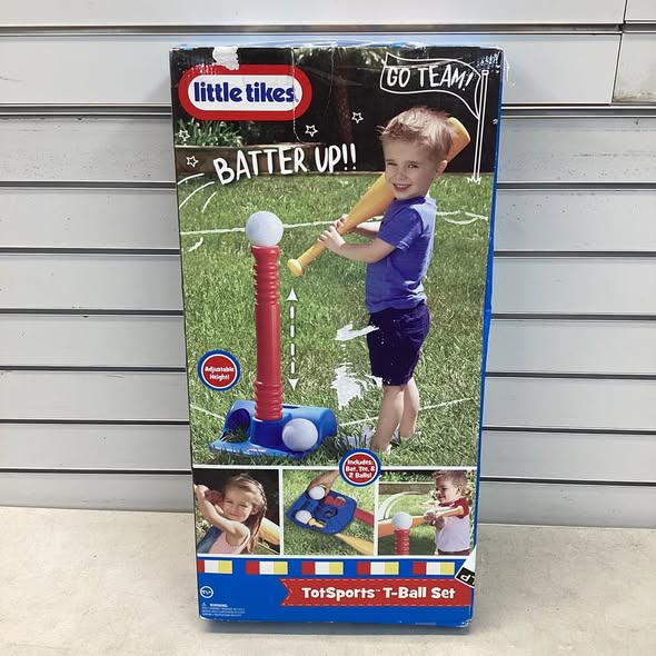 Little Tikes Toy Sports T-Ball Set - Red