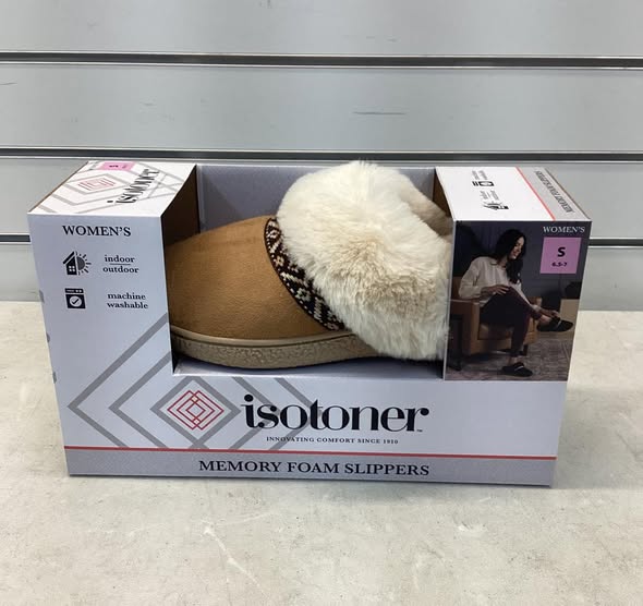 Isotoner Women's Classic Comfort Clog Slipper Size Small