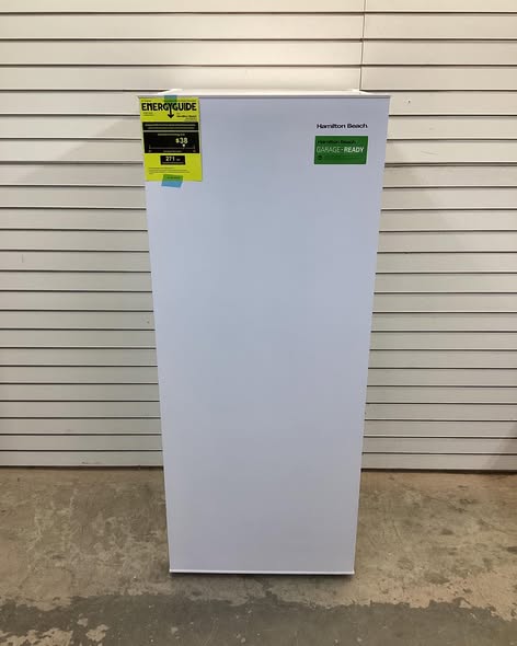 Hamilton Beach 10 cu. ft. Manual Defrost Upright Freezer in White