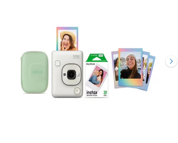 Fujifilm Instax Mini Liplay Hybrid Camera Bundle